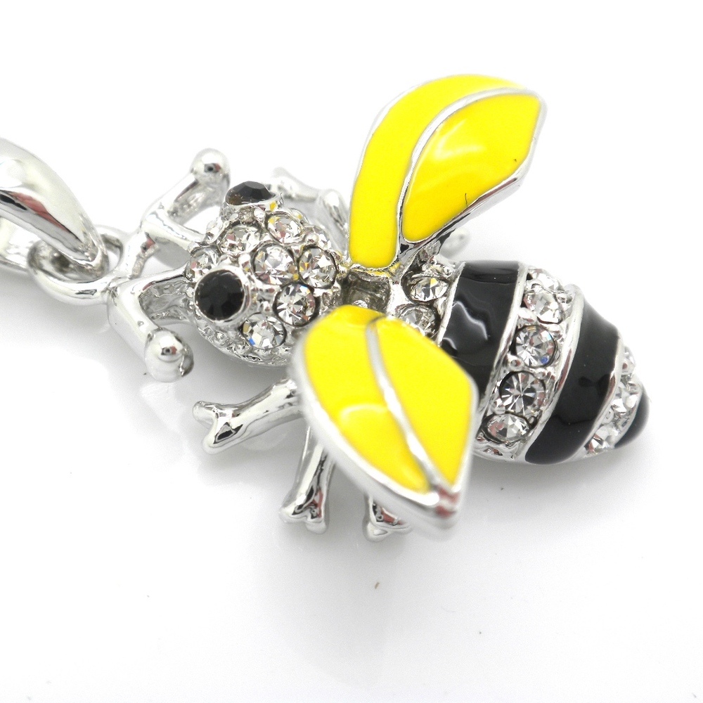 Bumble Bee Pendant Necklace Women
